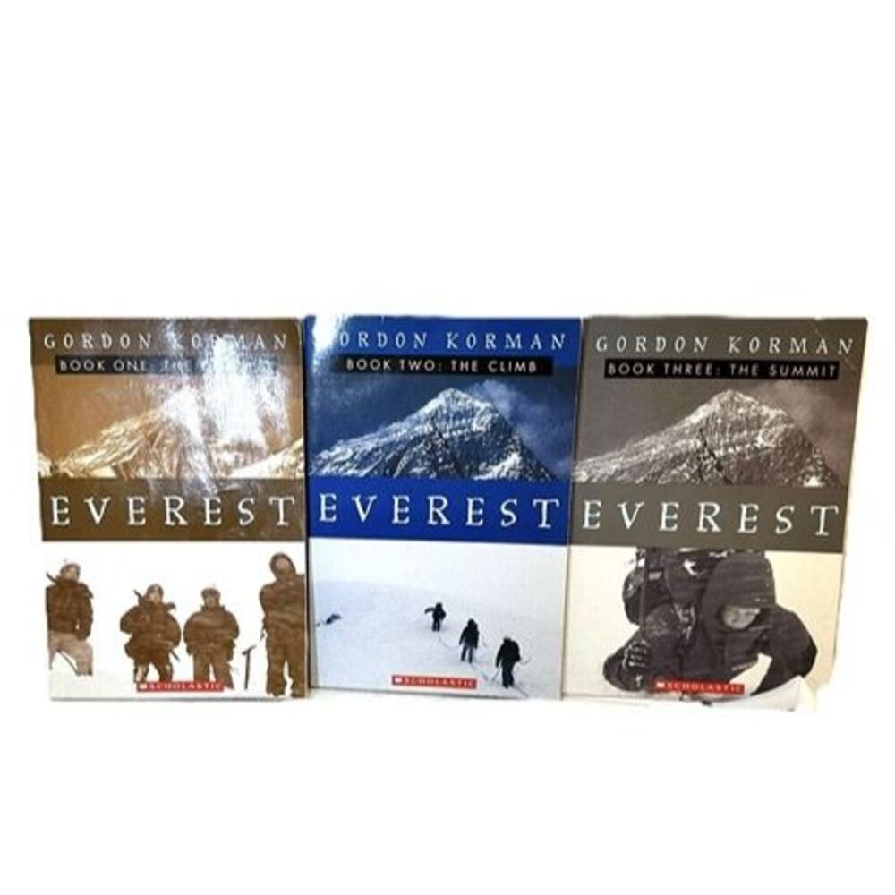 Everest Trilogy by Gordon Korman – Complete 3 Book Set Scholastic Paperbacks